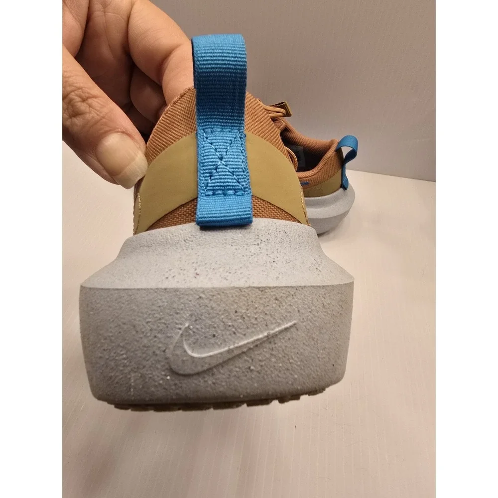 Size 6.5 Nike Crater Impact Low‎ Mineral Clay Laser Blue, Kids Grow Fast